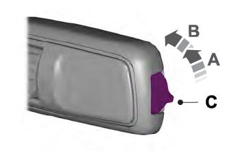 Lincoln Nautilus. Switching the Rear Window Wiper On and Off