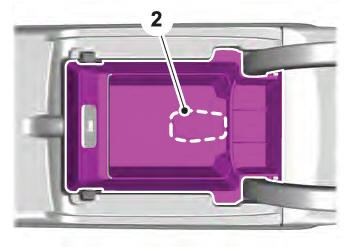 Lincoln Nautilus. Accessing the Passive Key Backup Position
