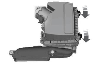 Lincoln Nautilus. Changing the Engine Air Filter