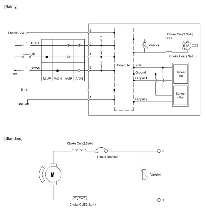 Hyundai Creta Power Window Motor Power Windows